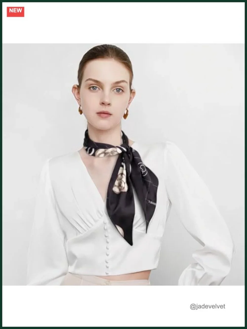 Silk Like Square Fashion Scarf Women Satin Head Wrap Hair Scarf Accessory